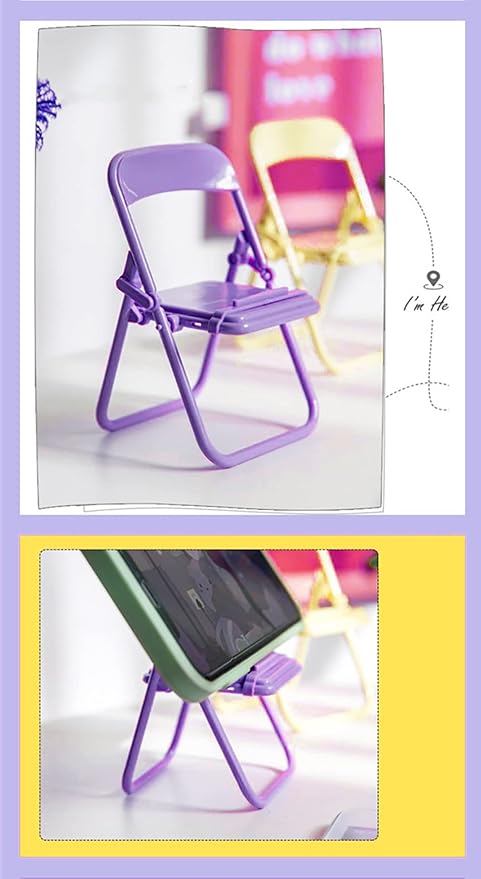 Universal Chair Mobile Holder – Adjustable Clip-On Stand for Hands-Free Use