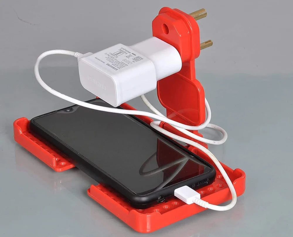 Universal Mobile Charging Stand Holder – Foldable, Anti-Slip Design for All Smartphones | Ideal for Home, Office & Bedside Use