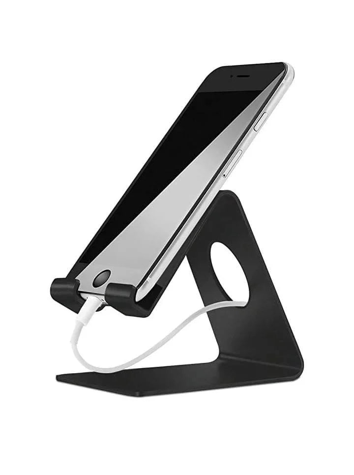 Premium Charging Combo – 3-Pin Wall Holder + Aluminium Metal Mobile Stand