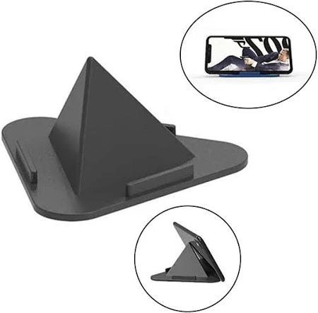 Smart Essentials Combo – Pyramid Mobile Stand + Mobile Charging Stand