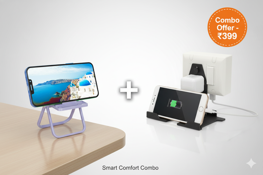 Smart Comfort Combo – Chair Mobile Holder + M-35B Charging Stand