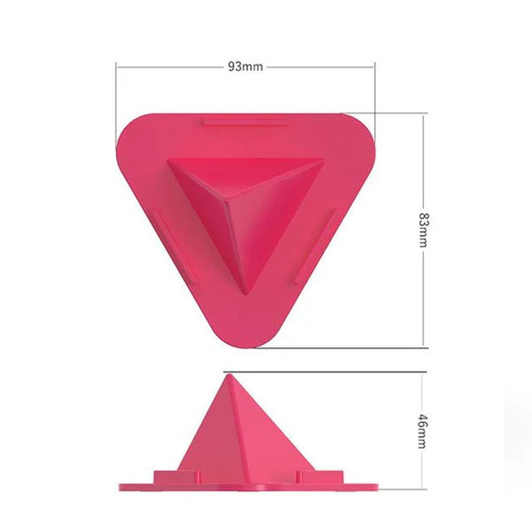 Pyramid Mobile Stand – Foldable Desk Holder for Smartphones & Tablets